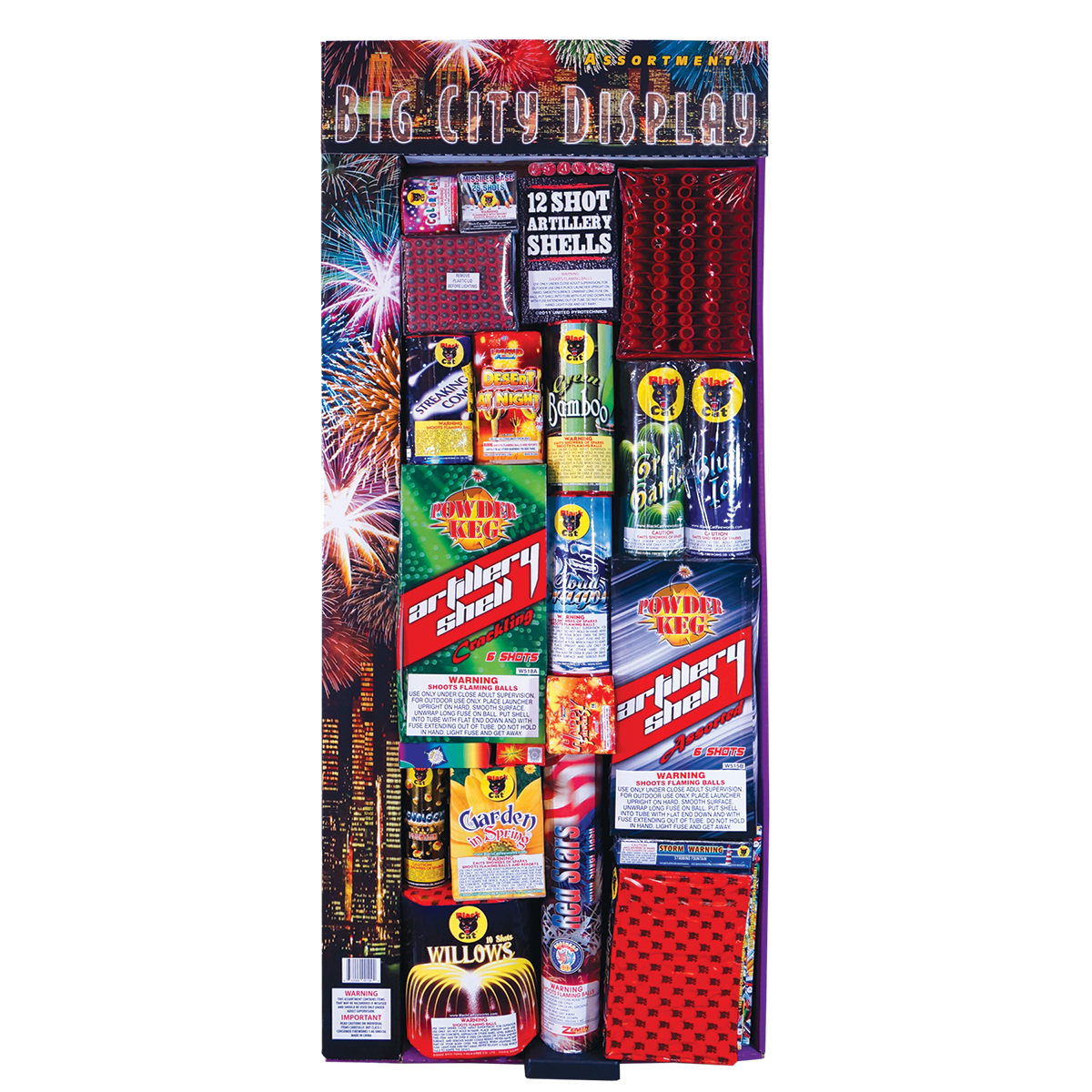 Assortment Big Packs Barndo Black Cat Fireworks